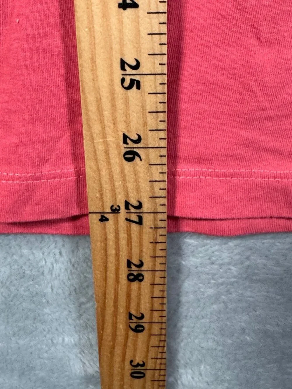 Polo Ralph Lauren T Shirt Hoodie Mens M Pink Blue Pony Pullover *FLAW